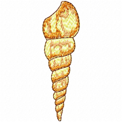 Seashell Embroidery Design 8 Seashell Embroidery Design 8